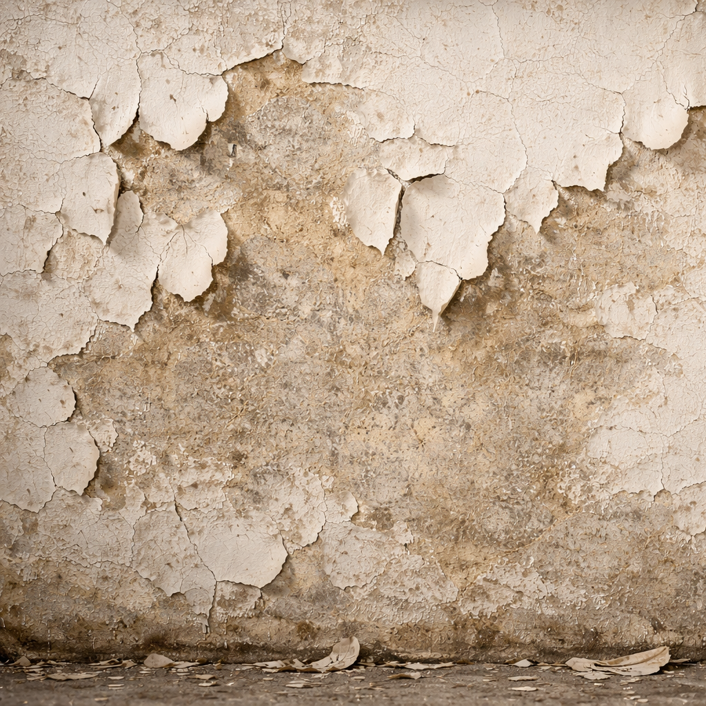 Peinture qui se dégrade