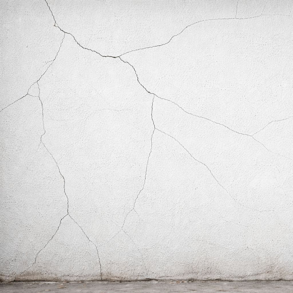 Murs fissurés