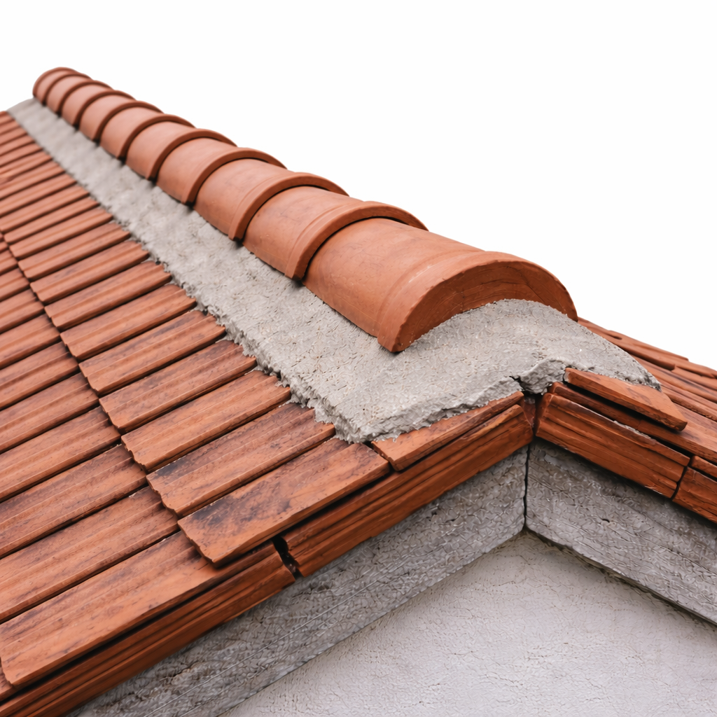 Alignement précis des tuiles faîtières