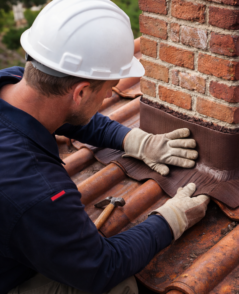 pose Étanchéité de cheminée