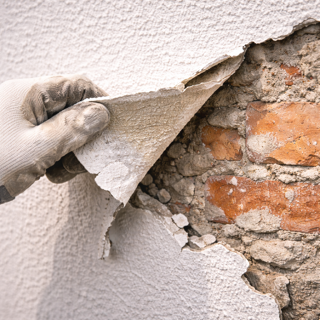 enduit qui se decolle