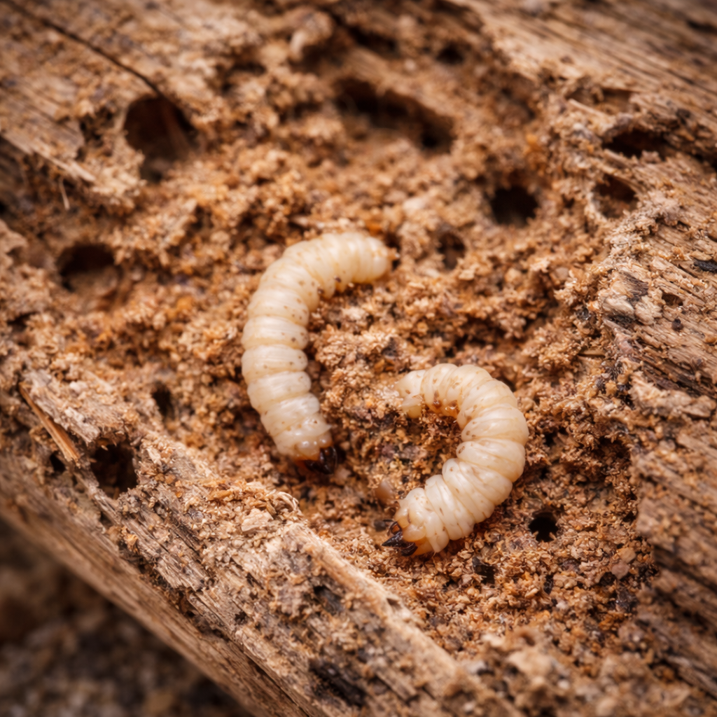 Attaque de vrillettes