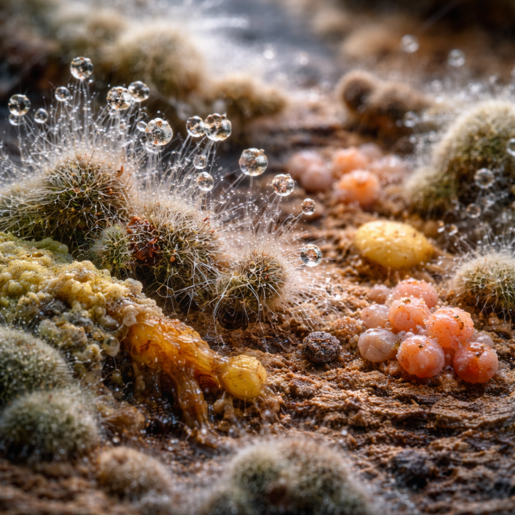 Des micro-organismes liés à l’humidité