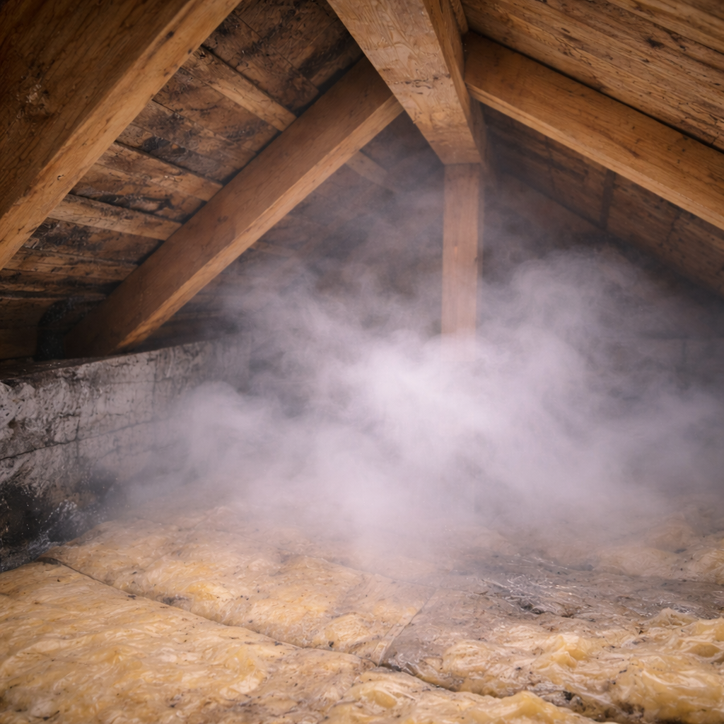 Défaut de ventilation des combles