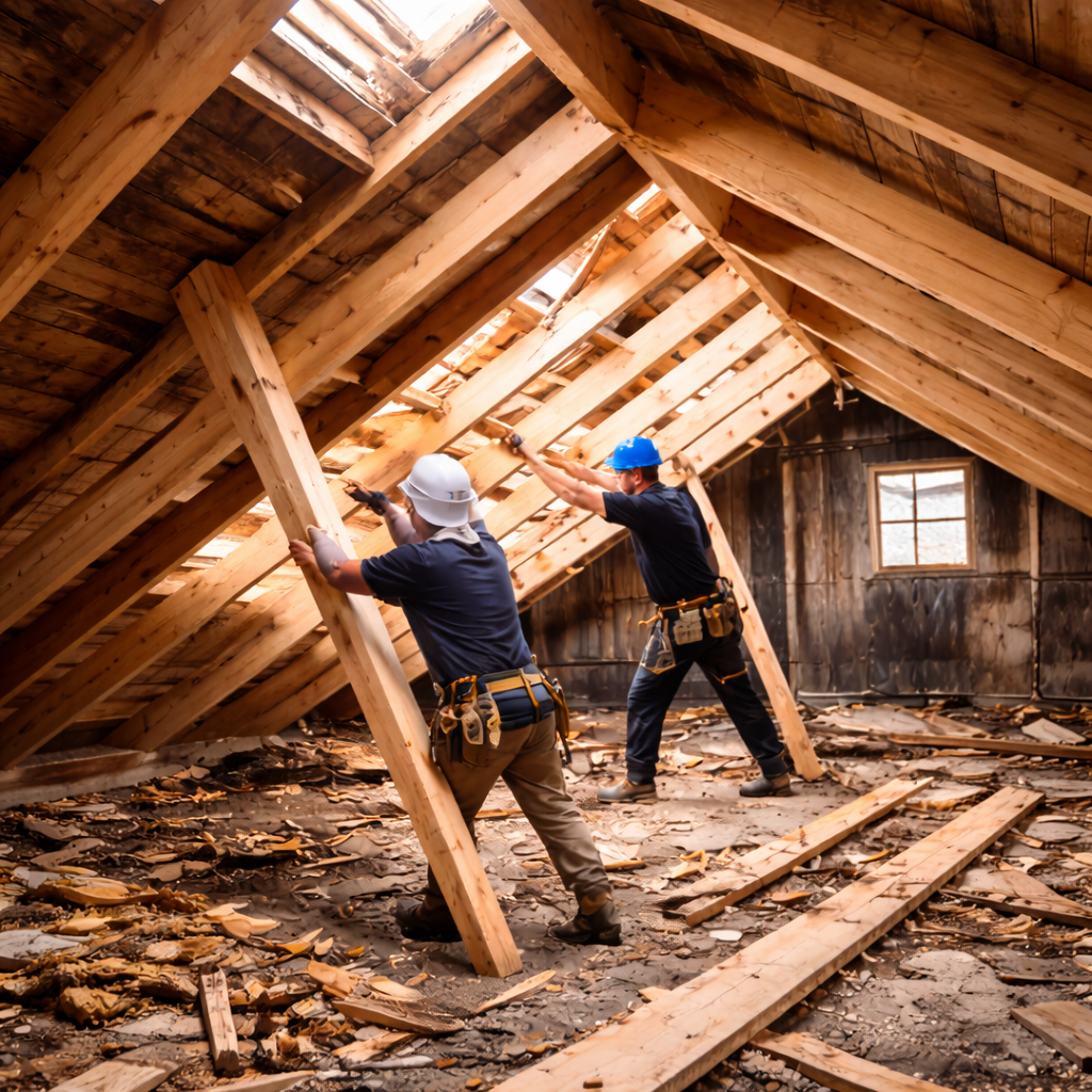 Reprise complète de la charpente