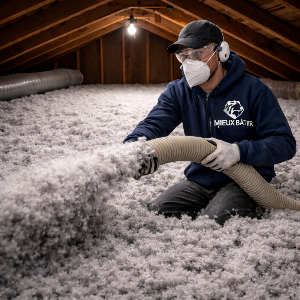 soufflage laine de verre