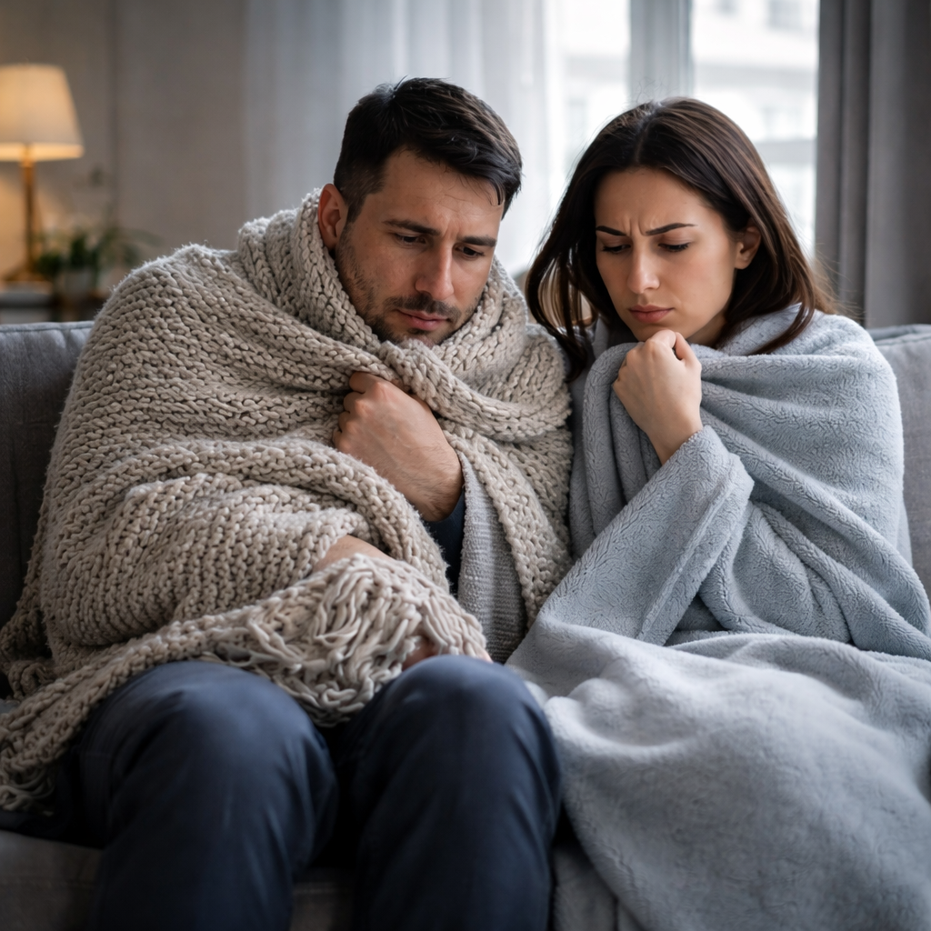 Sensation de froid malgré le chauffage