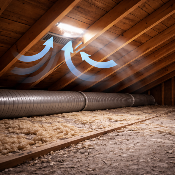 Bonne ventilation des combles