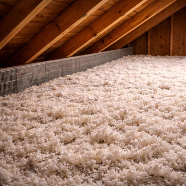 Association isolation soufflée + protection anti-rongeur