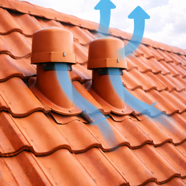 Ventilation de la toiture pour éviter la condensation