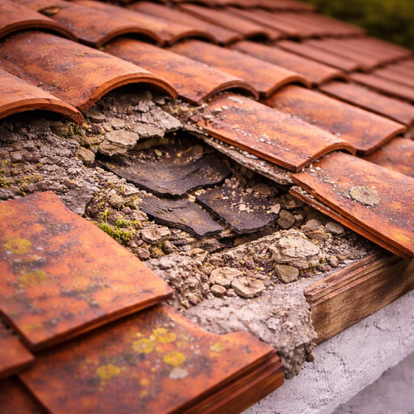 Dégradation progressive de la couverture