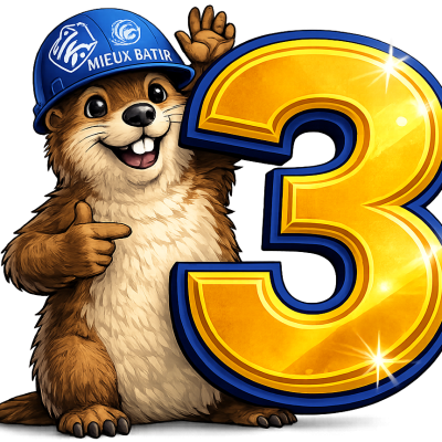 Mascotte Mieux batir 3